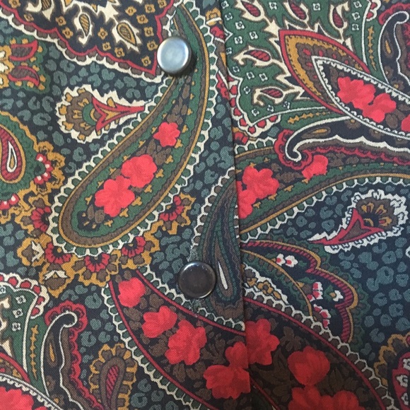Beautiful Pendleton Paisley Blouse - Petite - Picture 2 of 3